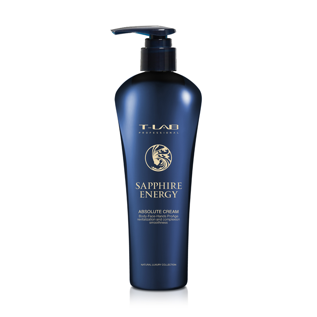Шампунь-гель T-Lab Professional Sapphire Energy Absolute Wash для анти-ейдж ефекту волосся та тіла, 300 мл
